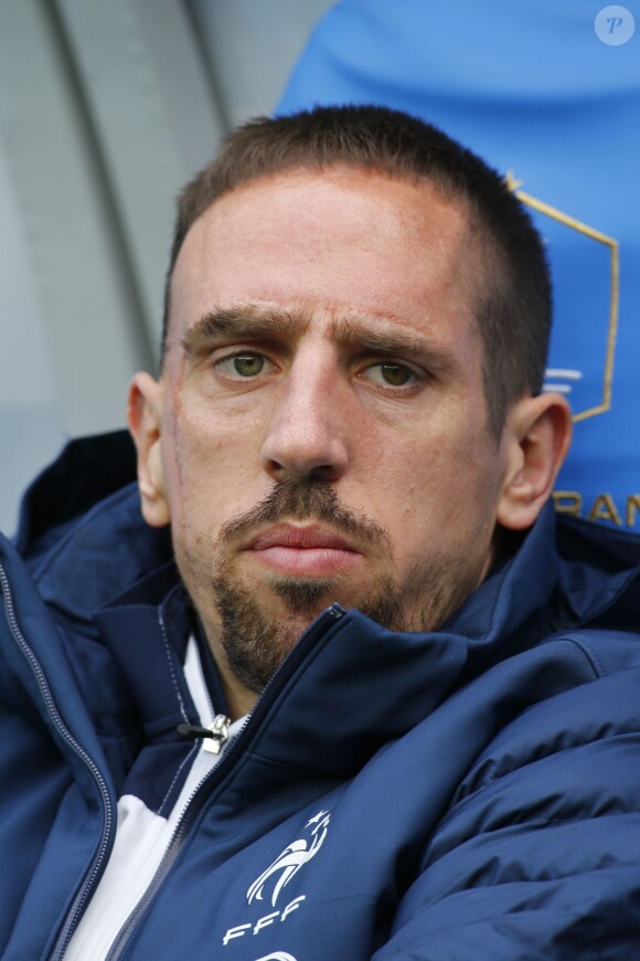 Franck Ribery lors du match amical France/Norvège au stade de France à Saint-Denis le 27 mai 2014.