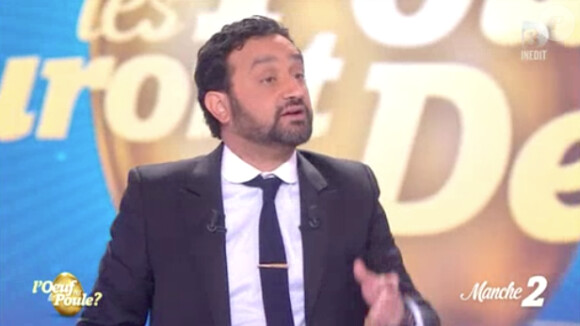 Cyril Hanouna présente L'Oeuf ou la Poule, le vendredi 6 juin 2014 sur D8.