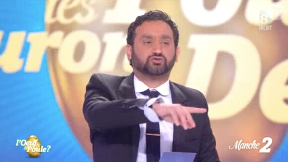 Cyril Hanouna présente L'Oeuf ou la Poule, le vendredi 6 juin 2014 sur D8.