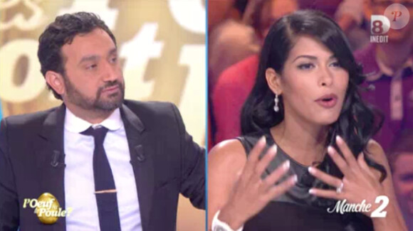 Cyril Hanouna et Ayem dans L'Oeuf ou la Poule, le vendredi 6 juin 2014 sur D8.