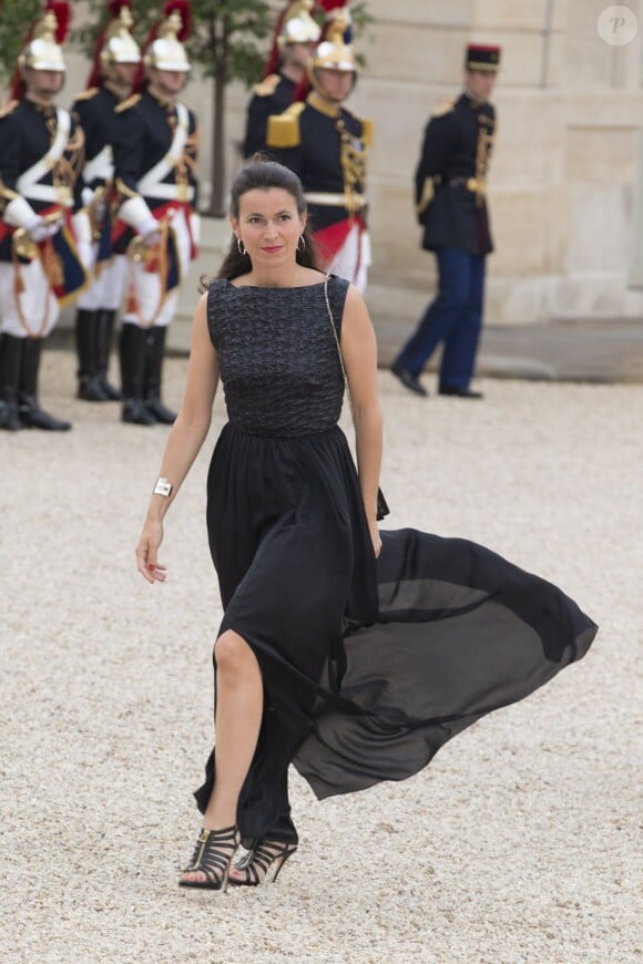 Aurélie Filippetti lors du banquet à l'Elysée donné en l'honneur de la reine Elizabeth II, Paris, le 6 juin 2014.