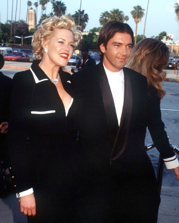 Melanie Griffith et Antonio Banderas à Los Angeles en 1995.