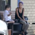 Exclusif - Nicole Richie avec son fils Sparrow le 2 juin 2014 à Los Angeles