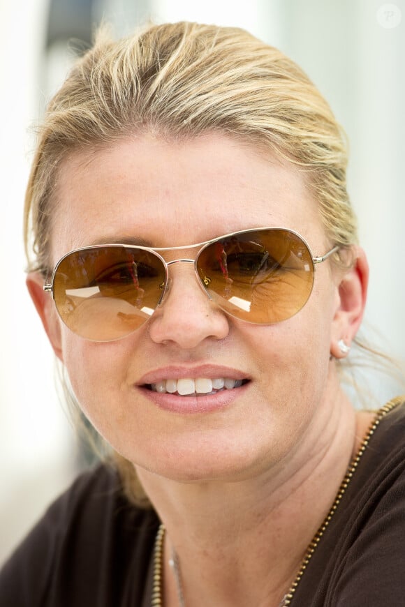 Corinna Schumacher, l'épouse de Michael Schumacher au Grand Prix des Etats-Unis, à Austin au Texas, le 18 novembre 2012
