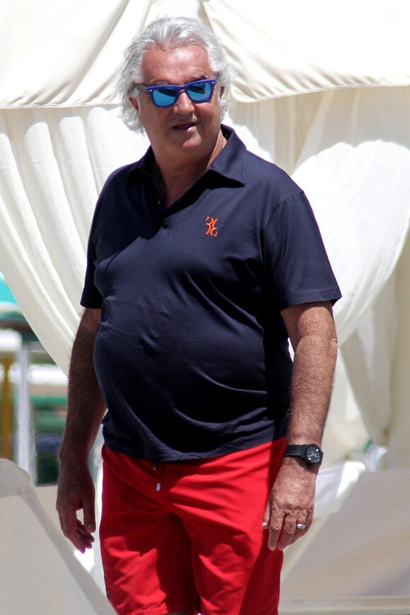 Flavio Briatore à Marina Di Pietrasanta, le 4 juin 2014