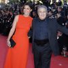 Christian Clavier et sa femme Isabelle de Araujo à Cannes le 24 mai 2013.