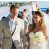 Anders Lindegaard lors de son mariage avec Misse Beqiri le 5 juin 2014 à l'île Maurice.