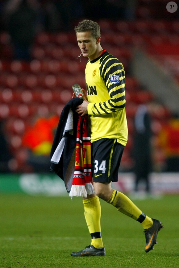 Anders Lindegaard à Southampton, le 29 janvier 2011. 