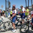 Pippa Middleton au départ de l'équipe britannique de la Michael Matthews Foundation pour la 33e Race to America, le 14 juin 2014 à Oceanside, San Diego (Californie). Le début d'un périple extrême de près de 5 000 km en huit jours, que seuls les plus costauds peuvent réussir à accomplir.