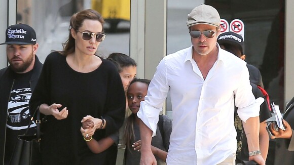 Angelina Jolie et Brad Pitt : Retour à la maison en famille, avec les honneurs