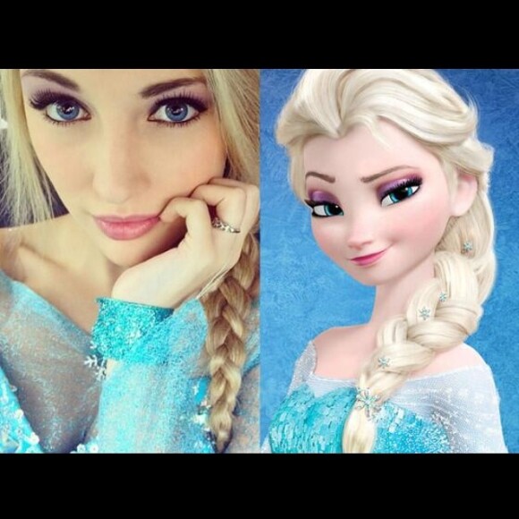 Anna Faith Carlson, jeune Américaine de 18 ans vivant à Daytona Beach en Floride, est le sosie incarné de la reine Elsa dans le Disney Frozen / La Reine des Neiges !