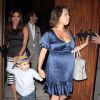 Eva Longoria et son petit-ami Jose Antonio Baston ont dîné au Aventine Restaurant à Hollywood, le 12 juin 2014.