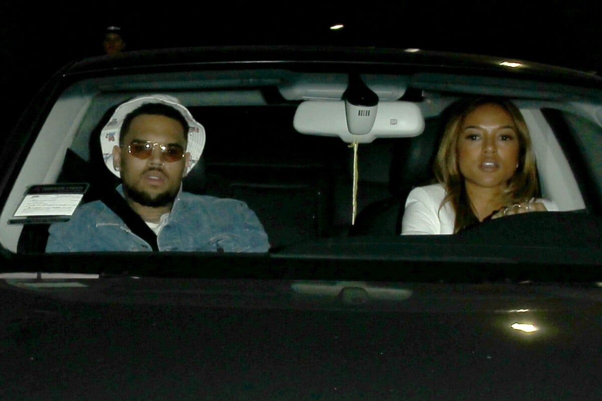 Vidéo Chris Brown Et Karrueche Tran Quittent Le Restaurant Katsuya à Hollywood Le 6 Juin 2014 3787