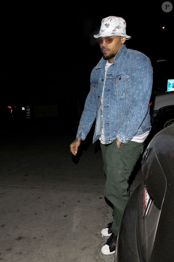 Chris Brown à Hollywood, le 6 juin 2014.