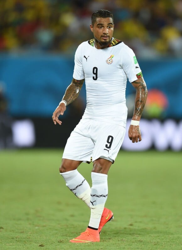 Kevin-Prince Boateng lors du match entre le Ghana et les Etats-Unis à l'Estadio Arena das Dunas à Natal, le 16 juin 2014