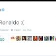  Le message de soutien à Cristiano Ronaldo de Rihanna, publié sur Twitter 