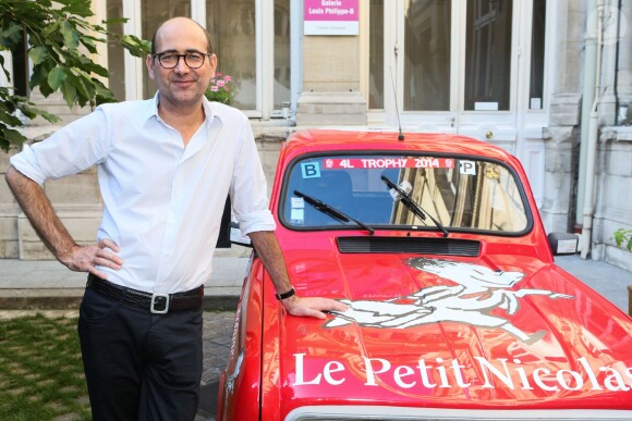 Laurent Tirard (réalisteur du film) - Vernissage de l'exposition "Les vacances du petit Nicolas" à la mairie du 4ème à Paris le 18 juin 2014.