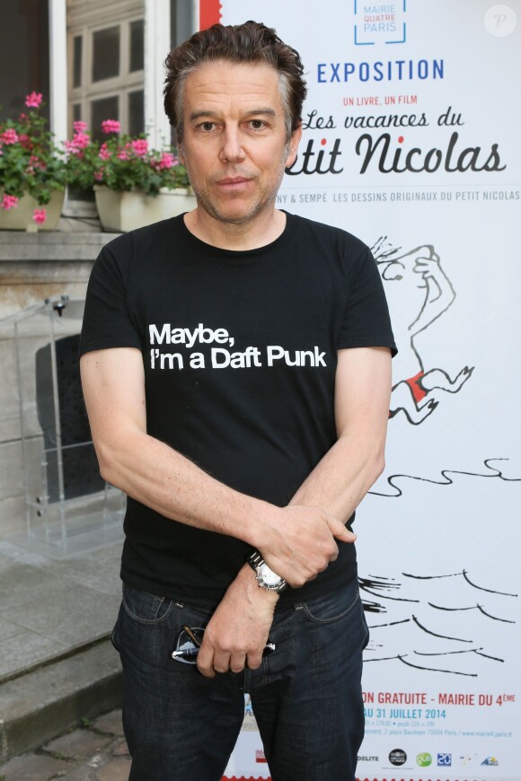Exclusif - Philippe Vandel - Vernissage de l'exposition "Les vacances du petit Nicolas" à la mairie du 4ème à Paris le 18 juin 2014.