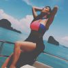 Kim Kardashian, en vacances en Thaïlande. Photo postée sur Instagram, le 1er avril 2014.