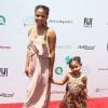 Christina Milian et sa fille Violet au "Ovarian Cancer Research's First Annual Super SaturdayLA" à Santa Monica, le 17 mai 2014