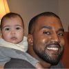 North et son père Kanye West. Janvier 2014.