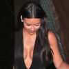 Kim Kardashian a sorti le grand jeu pour un dîner en amoureux avec Kanye West au restaurant Craig's. West Hollywood, le 22 juin 2014.