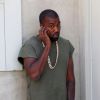 Kanye West rentre chez lui à Los Angeles, le 22 juin 2014.