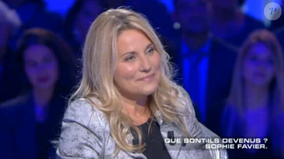 Sophie Favier sur le plateau de Salut les Terriens sur Canal+ le samedi 28 juin 2014.