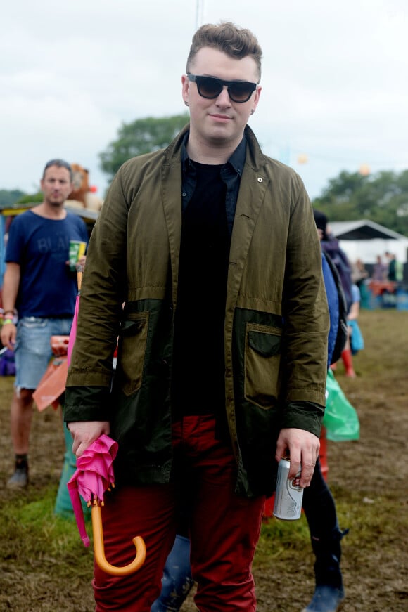 Sam Smith à Glastonbury, le 28 juin 2014.
