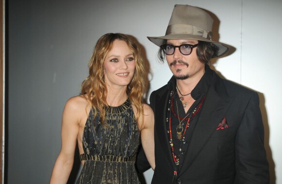 Vanessa Paradis et Johnny Depp à Cannes le 18 mai 2010.
