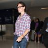 Jennifer Garner arrive à l'aéroport de Los Angeles, le 30 juin 2014. 
