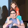Ben Affleck emmène sa fille Seraphina faire du shopping à Beverly Hills, le 14 juin 2014. 