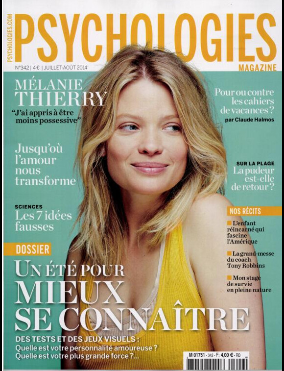 Le magazine Psychologies de juillet-août 2014