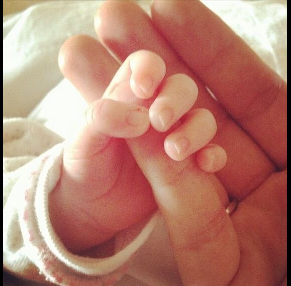 Elodie Gossuin et sa fille fille Joséphine, sur Instagram, le 26 octobre 2013.