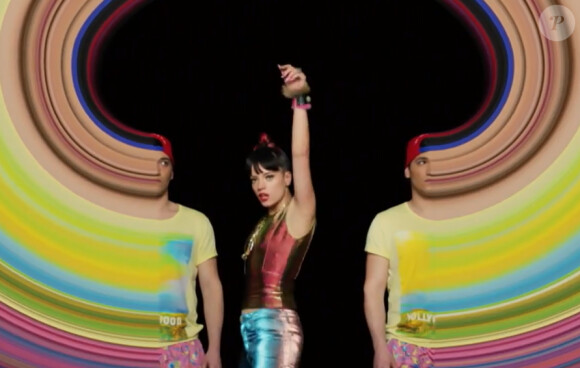 Lily Allen dans son nouveau clip "URL Badman", dévoilé le 3 juillet 2014.