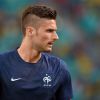 Olivier Giroud lors de Suisse - France, à l'Arena Fonte Nova de Salvador de Baia, le 20 juin 2014
