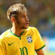  Neymar lors du match Br&eacute;sile - Chilie &agrave; l'Estadio Mineirao de Belo Horizonte, le 28 juin 2014 