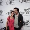 Raphaël Chevènement et sa compagne - Ouverture du festival Paris Cinéma au Gaumont Opéra Capucines à Paris le 3 juillet 2014