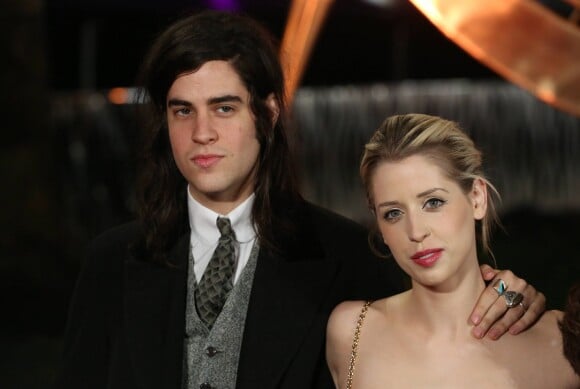Peaches Geldof et son mari Thomas Cohen - Première du film "The Hunger Games : l'embrasement" à Londres. Le 11 novembre 2013