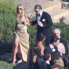Photo des invités au mariage de Jessica Simpson et d'Eric Johnson à Santa Barbara, le 5 Juillet 2014.
