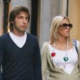  Andrea Pirlo et sa femme Deborah &agrave; Milan, le 20 septembre 2006. 