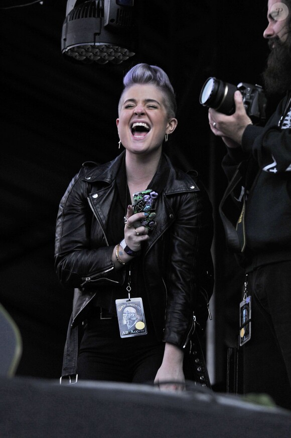 Kelly Osbourne assiste au concert de Black Sabbath à Londres, le 4 Juillet 2014.