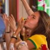 Alessandra Ambrosio, Adriana Lima et leurs amies ont regardé le match Brésil-Allemagne et ont assisté, impuissantes, à la défaite de leur Nation.
8 Juillet 2014 à New York