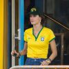 Alessandra Ambrosio a regardé le match Brésil-Allemagne le 8 Juillet 2014 à New York
 