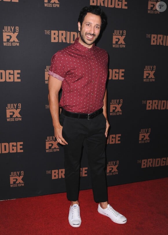 Desmin Borges lors d'une présentation de la saison 2 de The Bridge à West Hollywood, Los Angeles, le 7 juillet 2014.