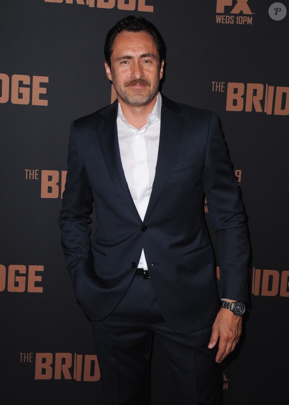 Demian Bichir lors d'une présentation de la saison 2 de The Bridge à West Hollywood, Los Angeles, le 7 juillet 2014.