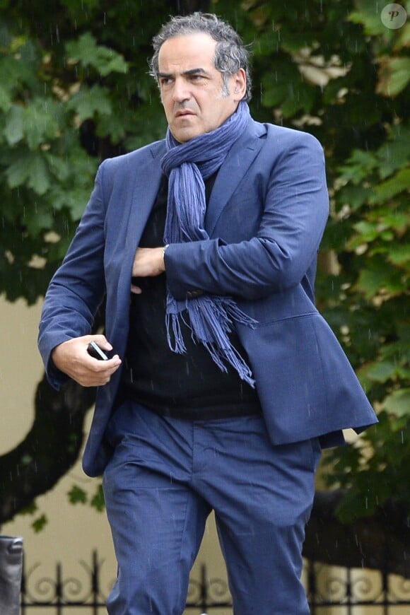 Christopher Baldelli assiste aux obsèques de Benoît Duquesne, à l'église Jeanne d'Arc de Versailles, le jeudi 10 juillet 2014.