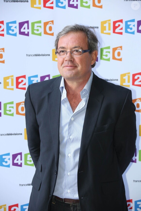 Benoît Duquesne - Conférence de presse de rentrée de France Télévisions en 2012.