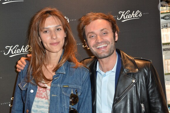 Doria Tillier et Augustin Trapenard - Inauguration de la boutique Kiehl's au 2 rue de Sèvres à Paris, le 3 juillet 2014.