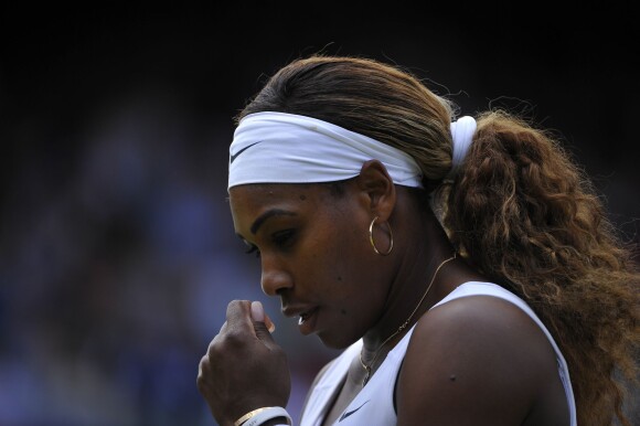 Serena Williams après sa défaite face à Alizé Cornet (1-6, 6-3, 6-4) au troisième tour de Wimbledon à Londres le 28 juin 2014